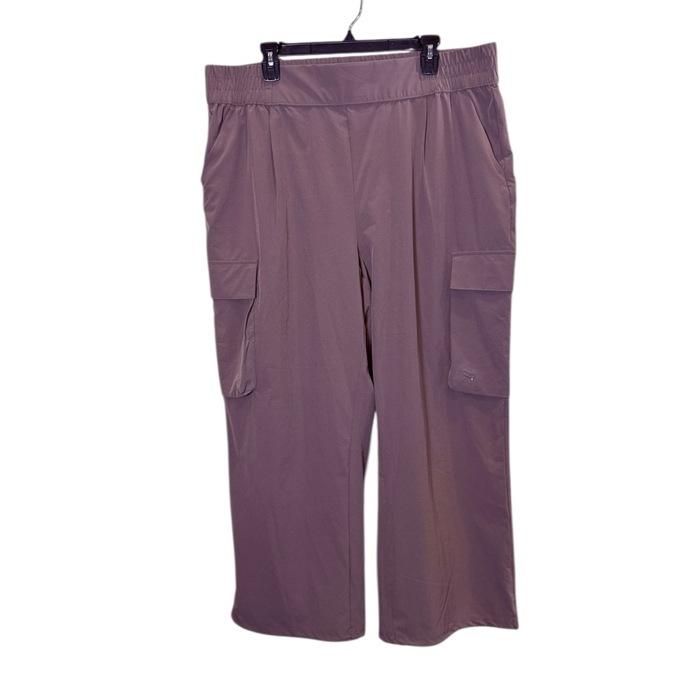 JoyLab Women’s Taupe Cropped Cargo Athletic Pants sz XXL